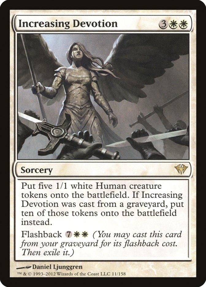 Increasing Devotion 11/158 (Dark Ascension) 
