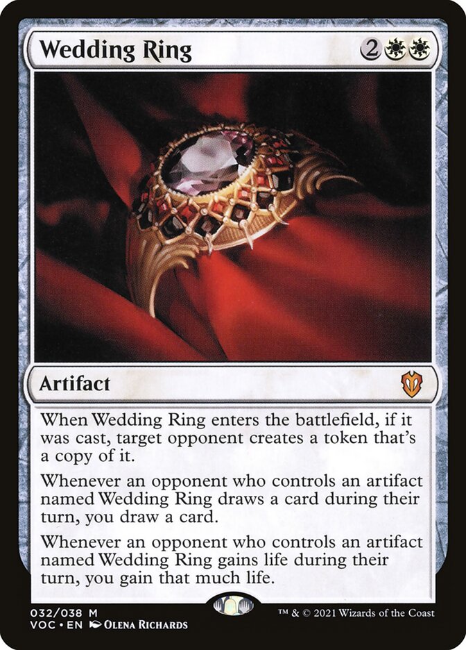Wedding Ring 32/38 (Commander: Innistrad: Crimson Vow) 