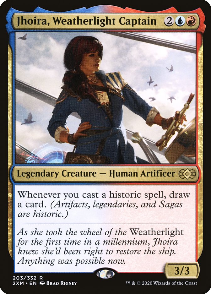 Jhoira, Weatherlight Captain 203 (Double Masters) 