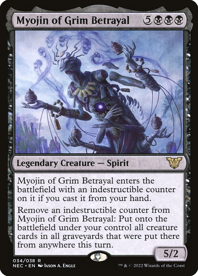 Myojin of Grim Betrayal 34/38 (Commander: Kamigawa: Neon Dynasty) 