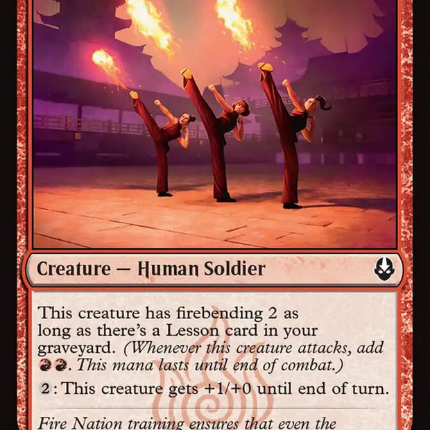Fire Nation Cadets 134 (Avatar: The Last Airbender)  - Foil