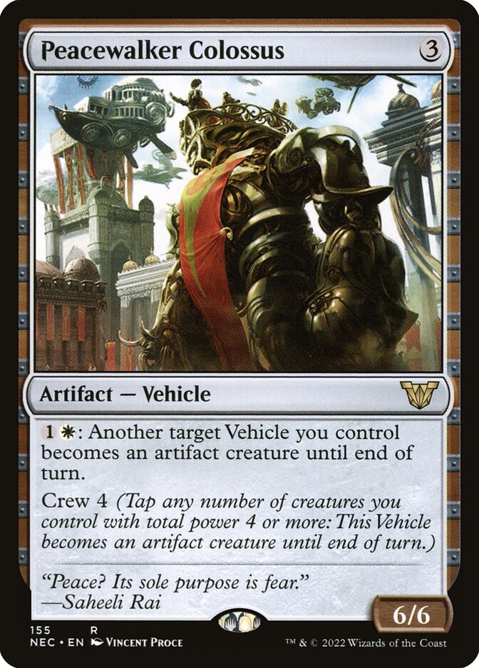 Peacewalker Colossus 155/38 (Commander: Kamigawa: Neon Dynasty) 