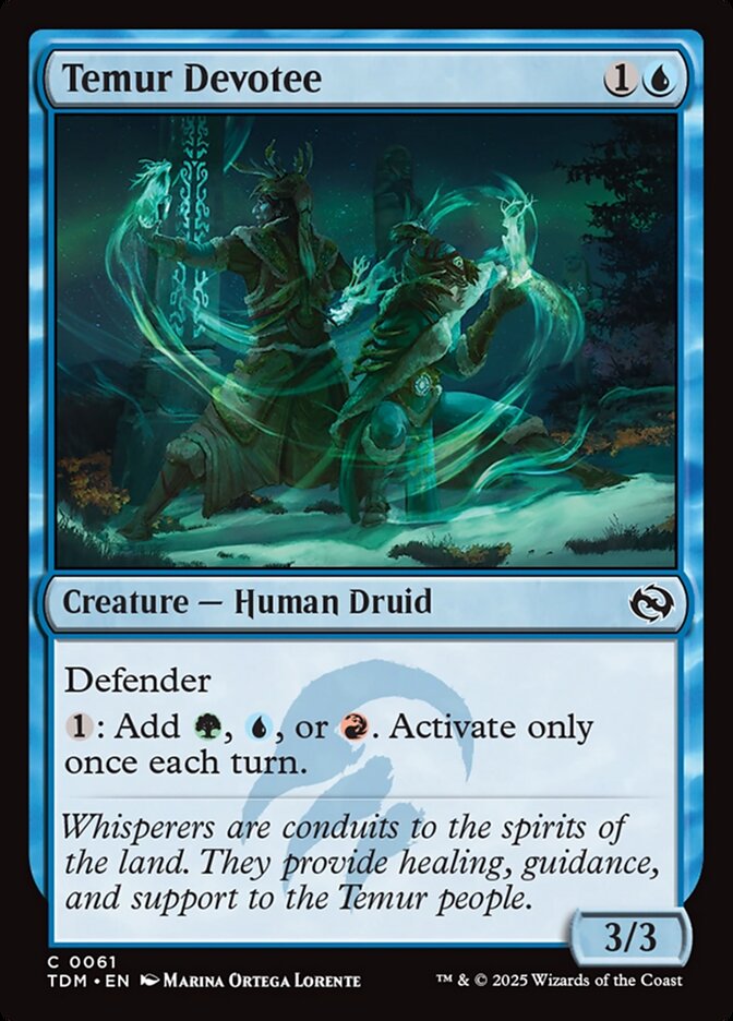 Temur Devotee 61/291 (Tarkir: Dragonstorm) 