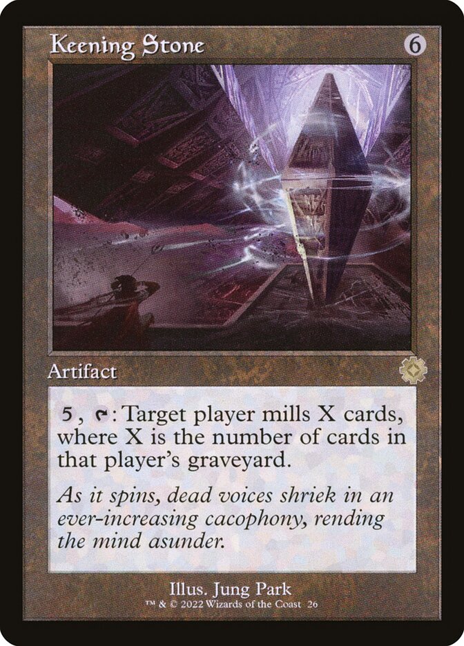 Keening Stone 26 (The Brothers' War: Retro Frame Artifacts)  - Foil