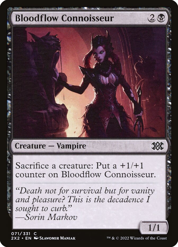 Bloodflow Connoisseur 71/331 (Double Masters 2022)  - Foil