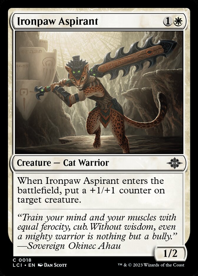 Ironpaw Aspirant 18/291 (The Lost Caverns of Ixalan) 