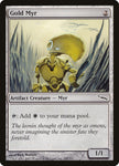 Gold Myr 180/306 (Mirrodin)  - Foil