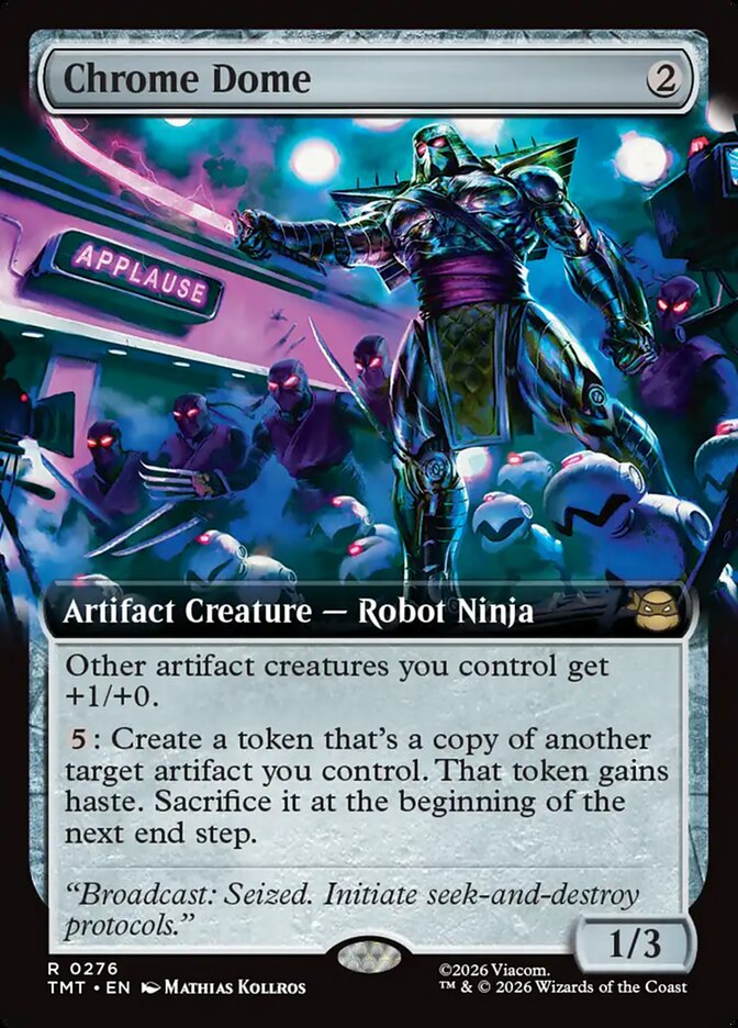 Chrome Dome  276/190 (Teenage Mutant Ninja Turtles)  - Extended Art Foil