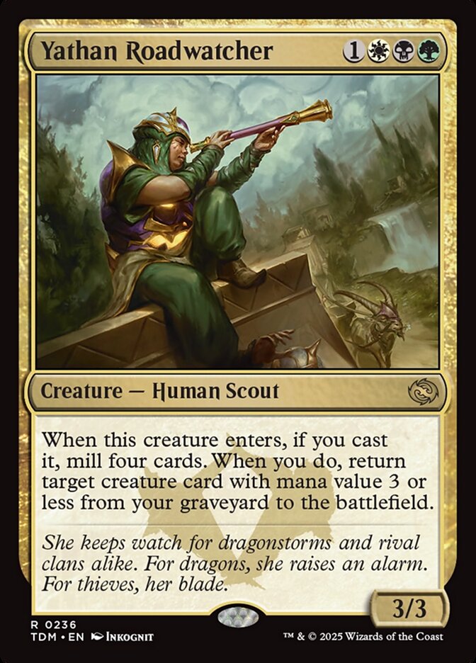 Yathan Roadwatcher 236/291 (Tarkir: Dragonstorm) 