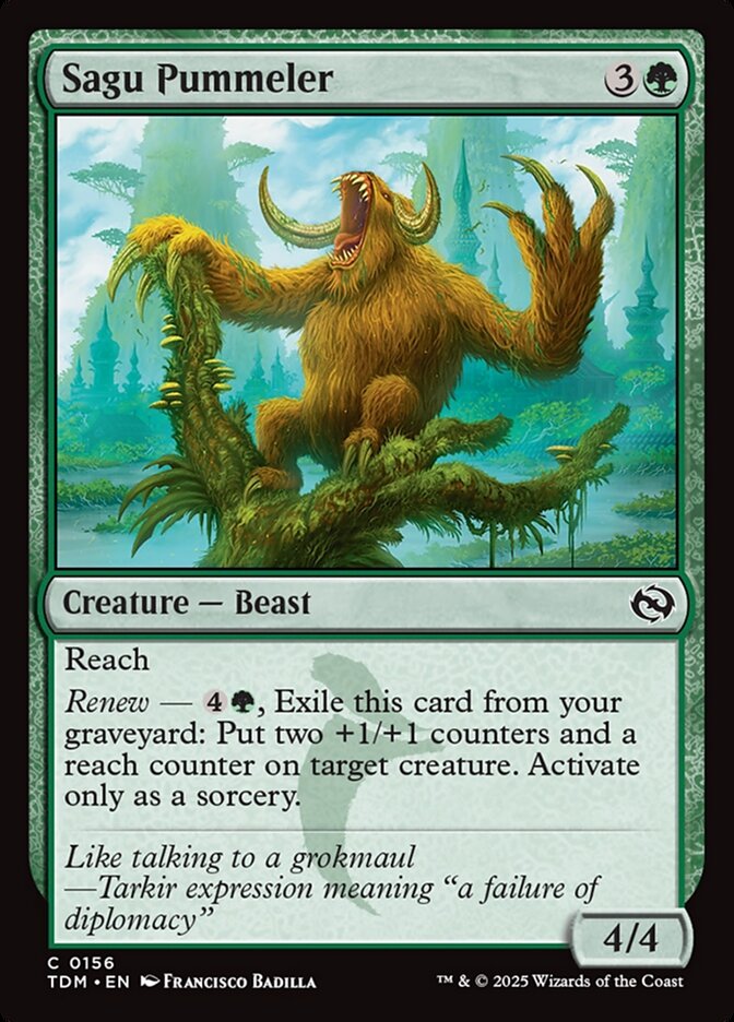 Sagu Pummeler 156/291 (Tarkir: Dragonstorm) 