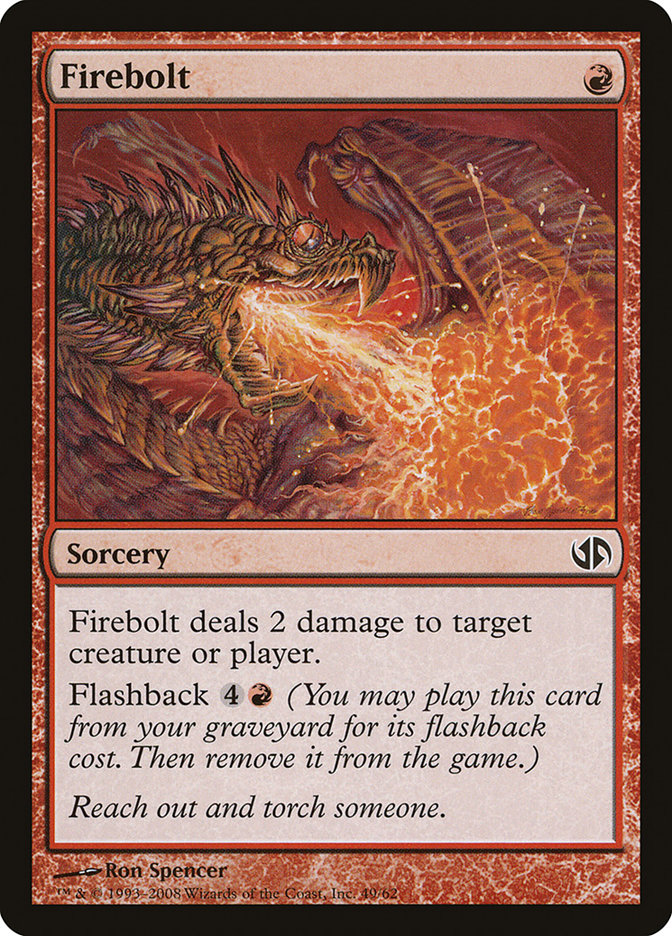 Firebolt 49/62 (Duel Decks: Jace vs. Chandra) 