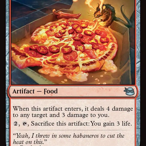 Spicy Oatmeal Pizza (Teenage Mutant Ninja Turtles) 