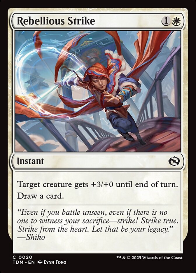Rebellious Strike 20/291 (Tarkir: Dragonstorm) 