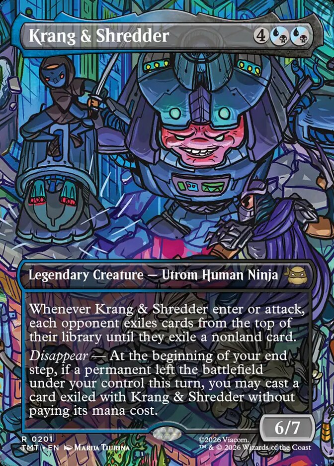 Krang & Shredder 201 (Teenage Mutant Ninja Turtles)  - Borderless