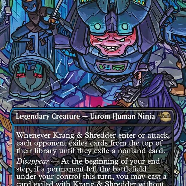 Krang & Shredder 201 (Teenage Mutant Ninja Turtles)  - Borderless