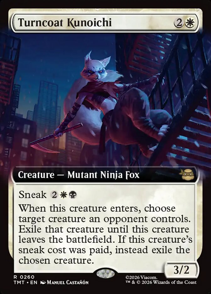 Turncoat Kunoichi 260 (Teenage Mutant Ninja Turtles)  - Extended Art Foil