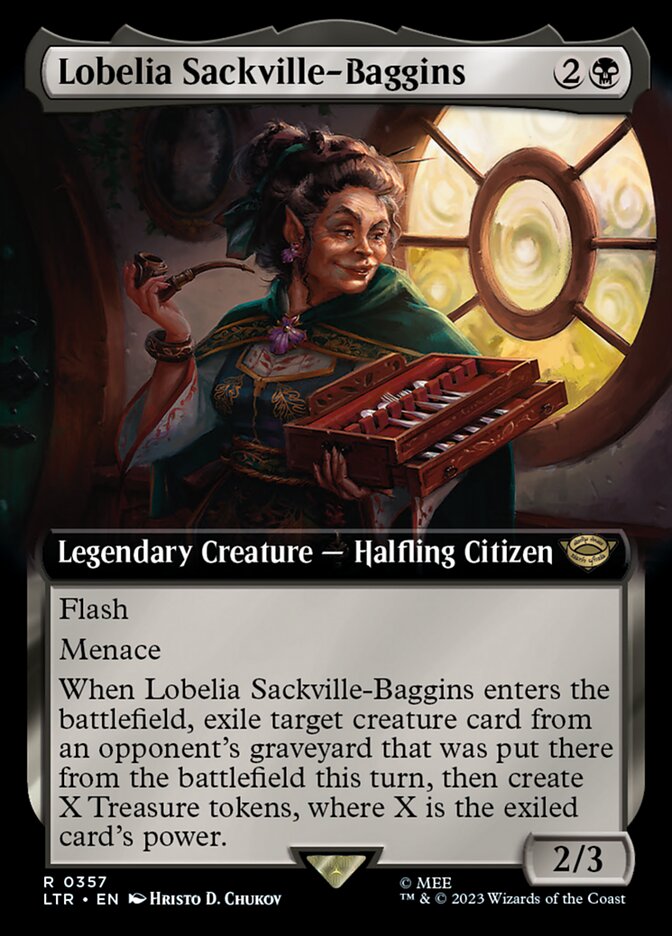 Lobelia Sackville-Baggins 357/281 (Universes Beyond: The Lord of the Rings: Tales of Middle-earth)  - Extended Art