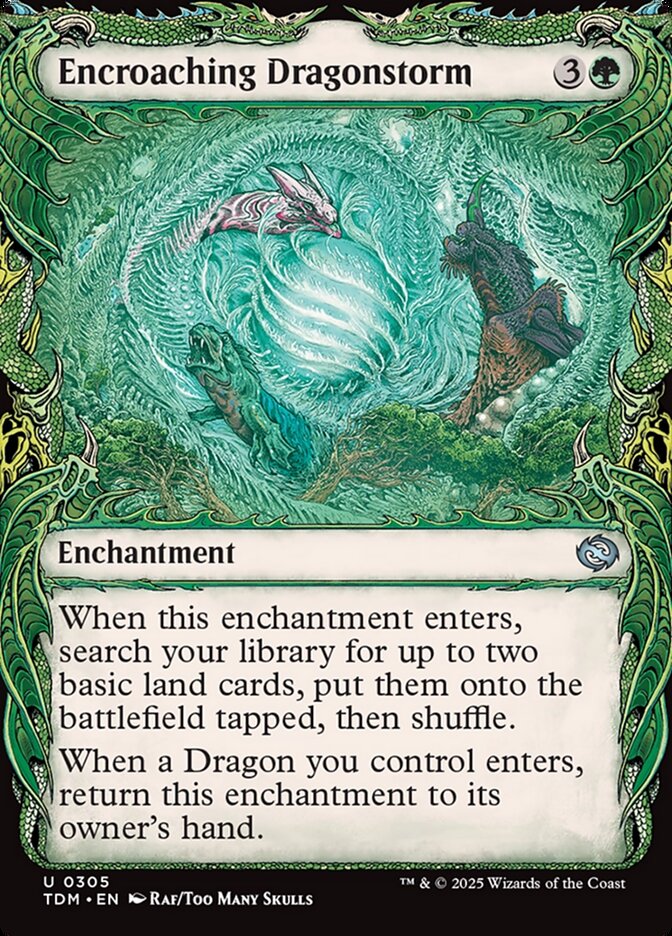 Encroaching Dragonstorm 305/291 (Tarkir: Dragonstorm)  - Showcase