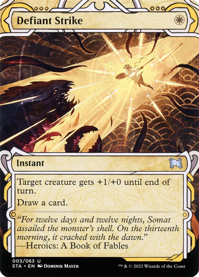 Defiant Strike 3 (Strixhaven: Mystical Archive)  - Foil