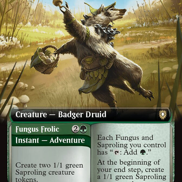 Brightcap Badger 62 (Commander: Bloomburrow) 