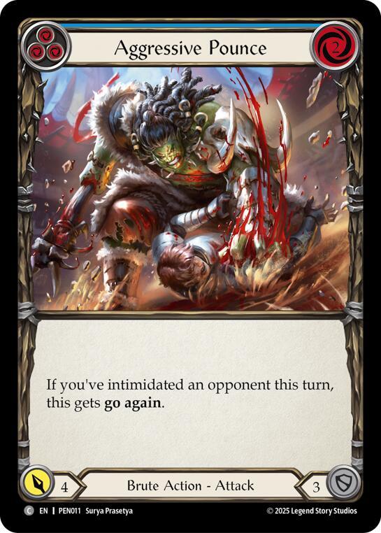 Aggressive Pounce Blue (Compendium of Rathe) 