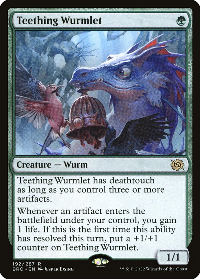 Teething Wurmlet 192/287 (The Brothers' War) 