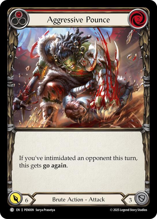 Aggressive Pounce Red (Compendium of Rathe) 