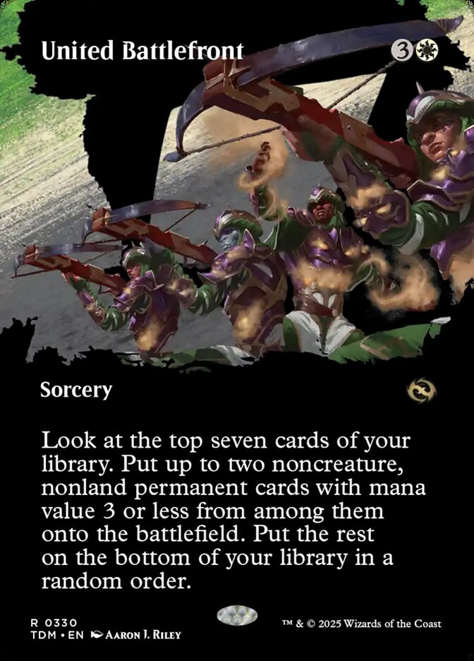United Battlefront 330/291 (Tarkir: Dragonstorm)  - Borderless