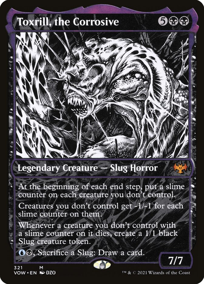 Toxrill, the Corrosive 321 (Innistrad: Crimson Vow)  - Foil