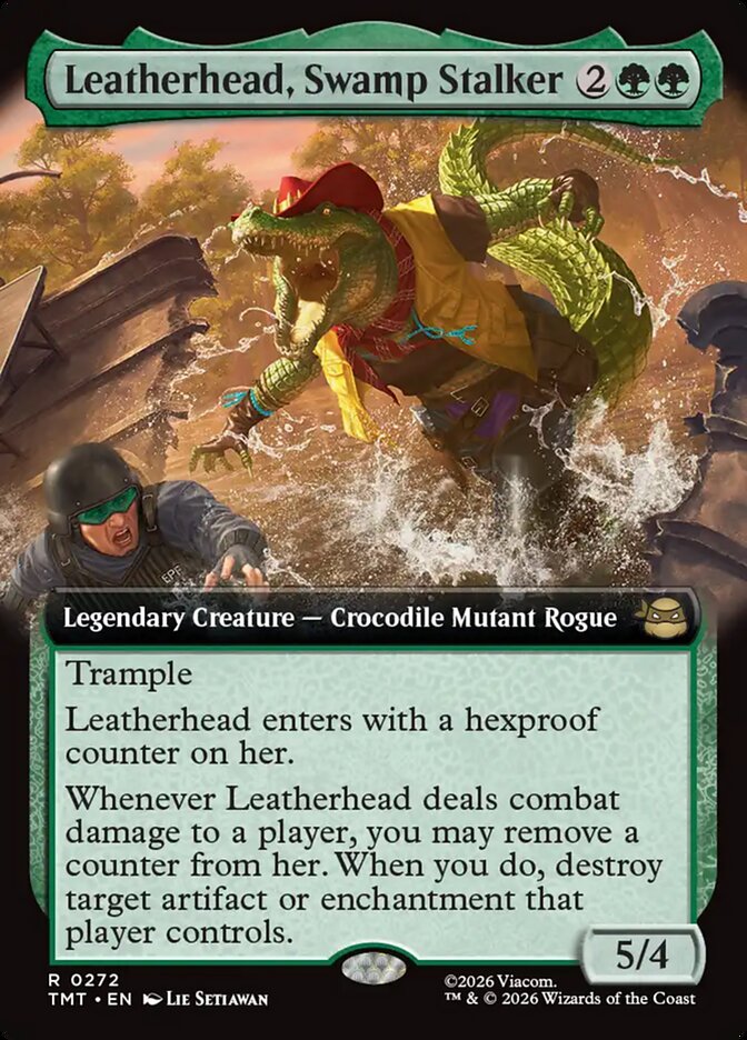 Leatherhead Swamp Stalker Extended Art 272 (Teenage Mutant Ninja Turtles)  - Extended Art Foil