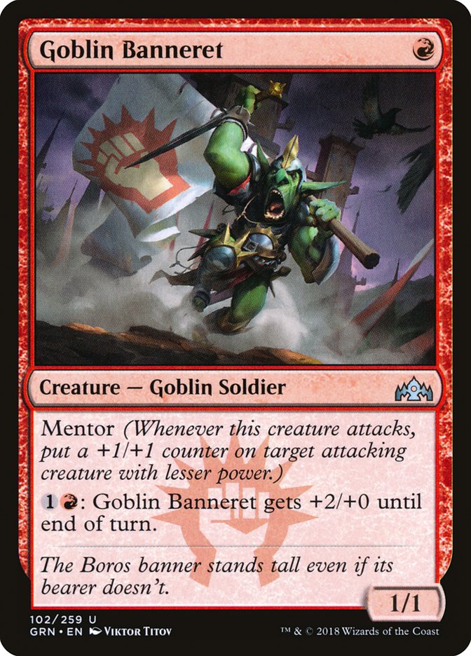 Goblin Banneret 102/259 (Guilds of Ravnica) 
