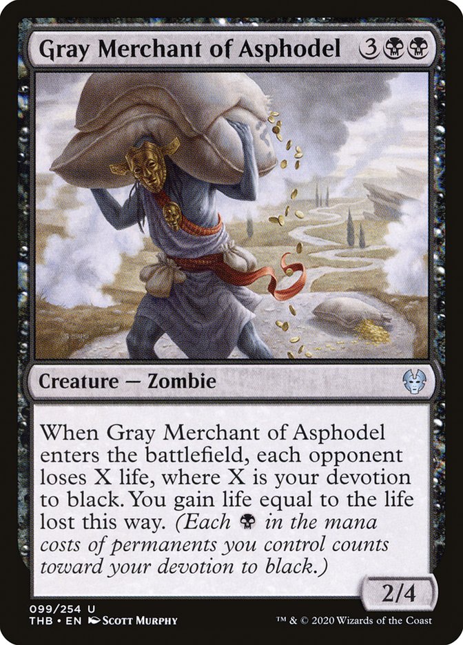 Gray Merchant of Asphodel 99 (Theros Beyond Death) 