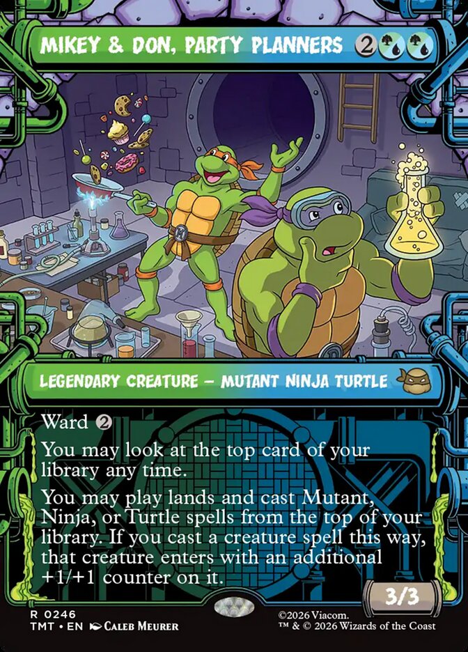 Mikey and Don, Party Planners 246 (Teenage Mutant Ninja Turtles)  - Showcase