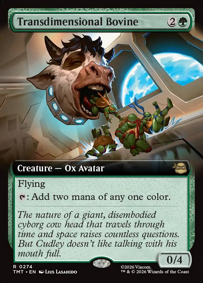 Transdimensional Bovine  274/190 (Teenage Mutant Ninja Turtles)  - Extended Art