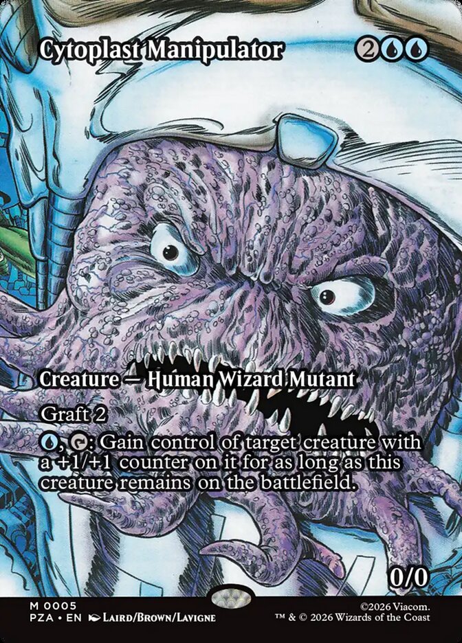 Cytoplast Manipulator 5/20 (Teenage Mutant Ninja Turtles Source Material)  - Borderless Foil