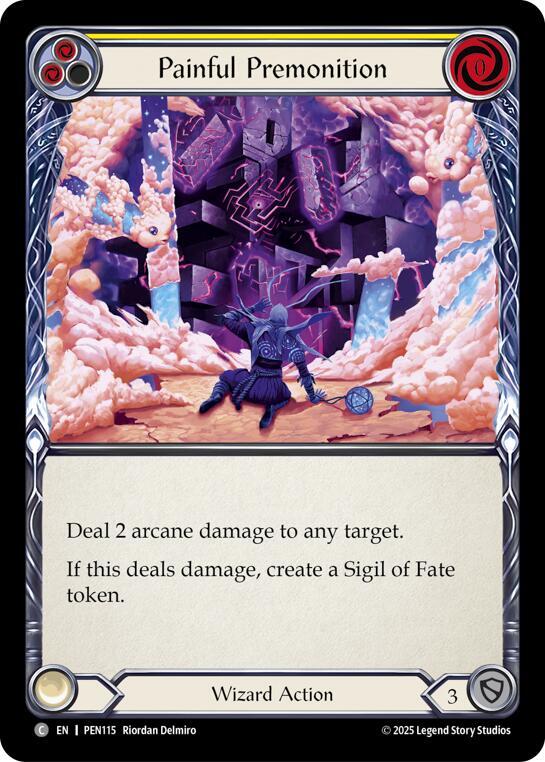 Painful Premonition PEN115 (Compendium of Rathe)  - Rainbow Foil