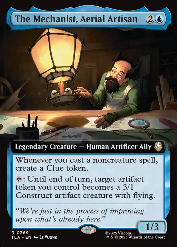 The Mechanist, Aerial Artisan 369/286 (Avatar: The Last Airbender)  - Extended Art