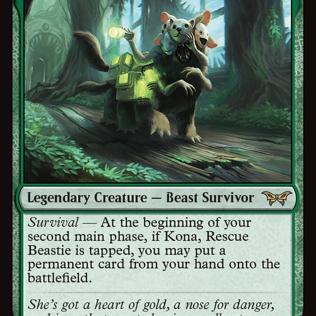 Kona, Rescue Beastie 187 (Duskmourn: House of Horror) 