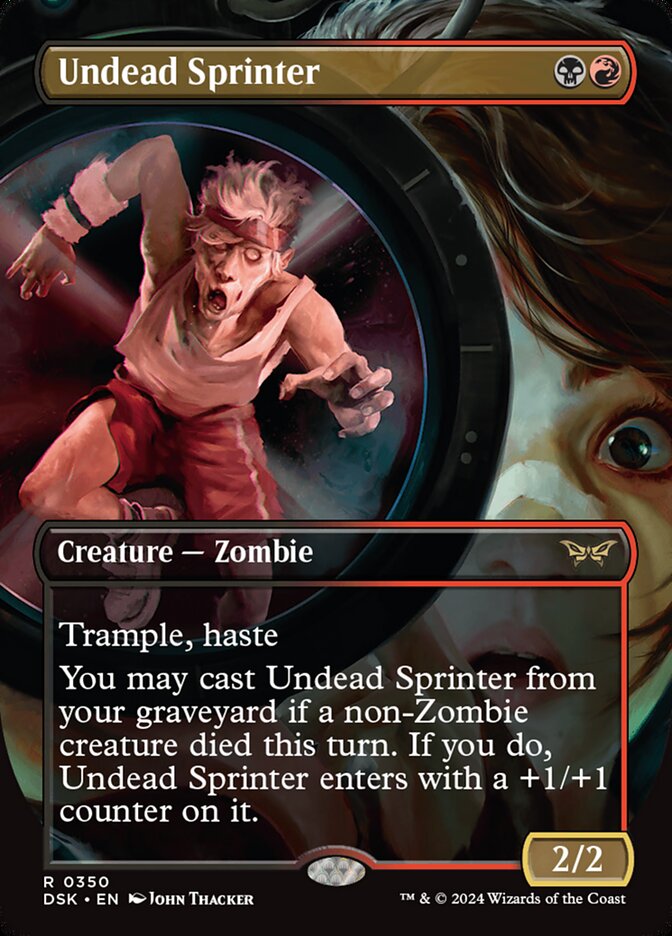 Undead Sprinter 350/286 (Duskmourn: House of Horror)  - Borderless