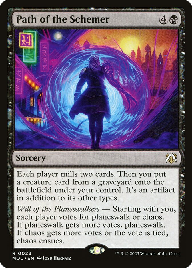 Path of the Schemer 28/444 (Commander: March of the Machine) 
