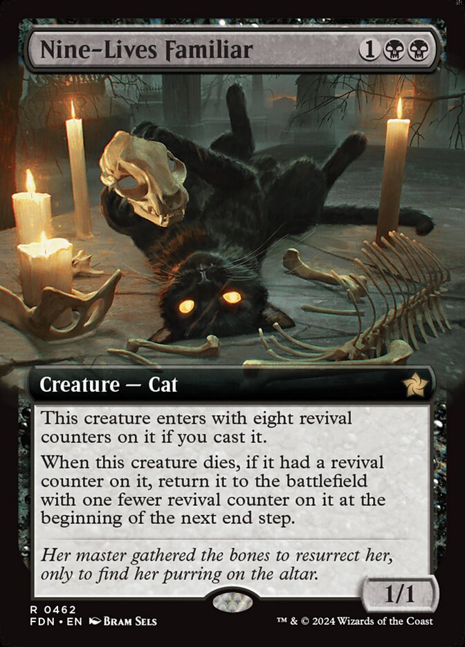 Nine-Lives Familiar 462/291 (Foundations)  - Extended Art