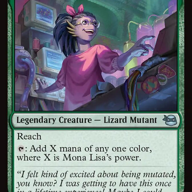 Mona Lisa, Science Geek 123/190 (Teenage Mutant Ninja Turtles)  - Foil