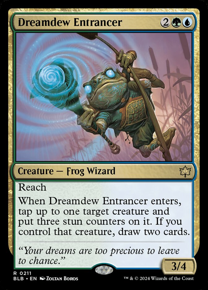 Dreamdew Entrancer 211/281 (Bloomburrow)  - Foil