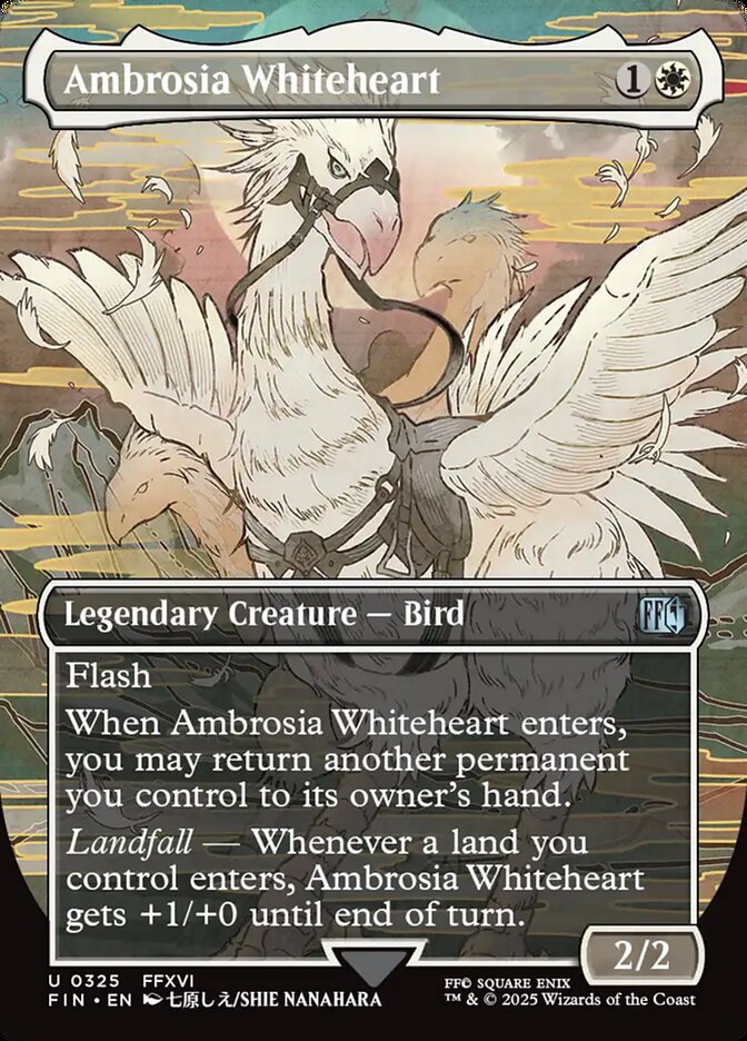 Ambrosia Whiteheart  325 (FINAL FANTASY)  - Borderless Foil