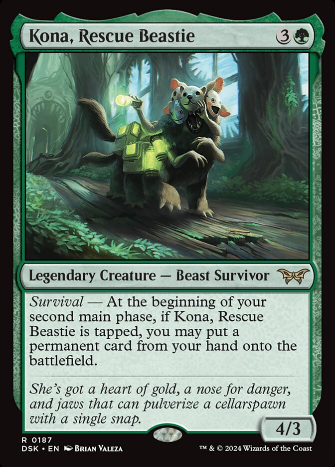 Kona Rescue Beastie 0187 187 (Duskmourn: House of Horror) 