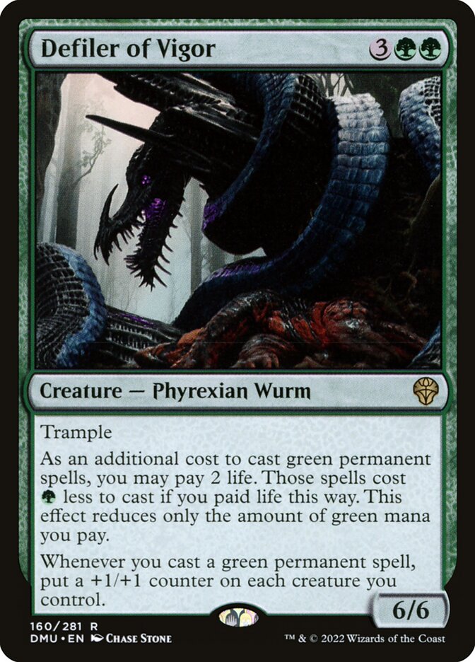 Defiler of Vigor 160/281 (Dominaria United) 
