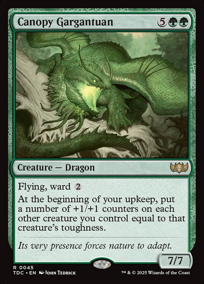 Canopy Gargantuan 45 (Commander: Tarkir: Dragonstorm) 