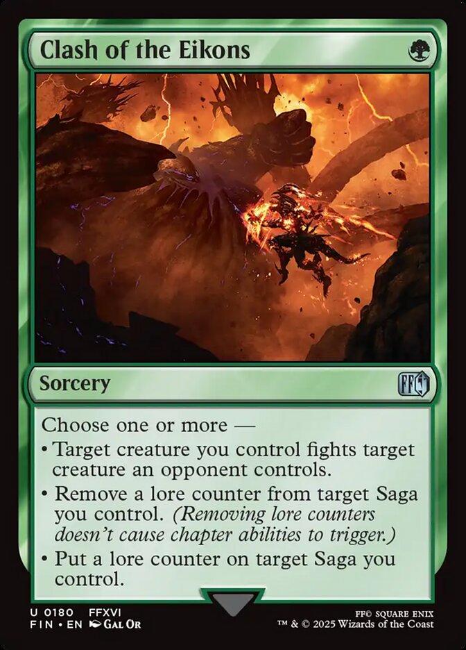Clash of the Eikons 180/309 (FINAL FANTASY)  - Foil