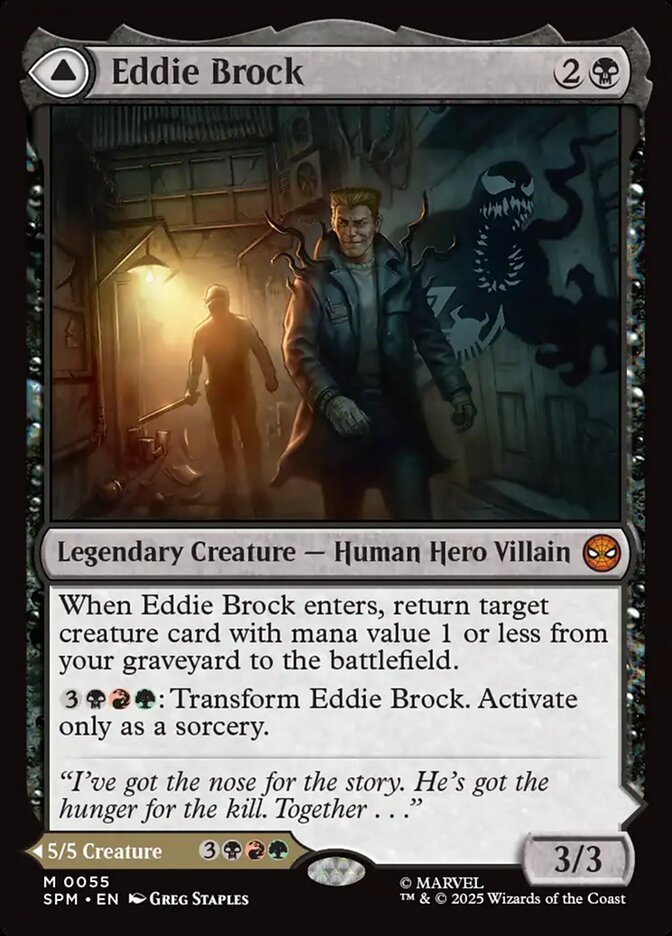 Eddie Brock // Venom, Lethal Protector 55 (Marvel's Spider-Man) 