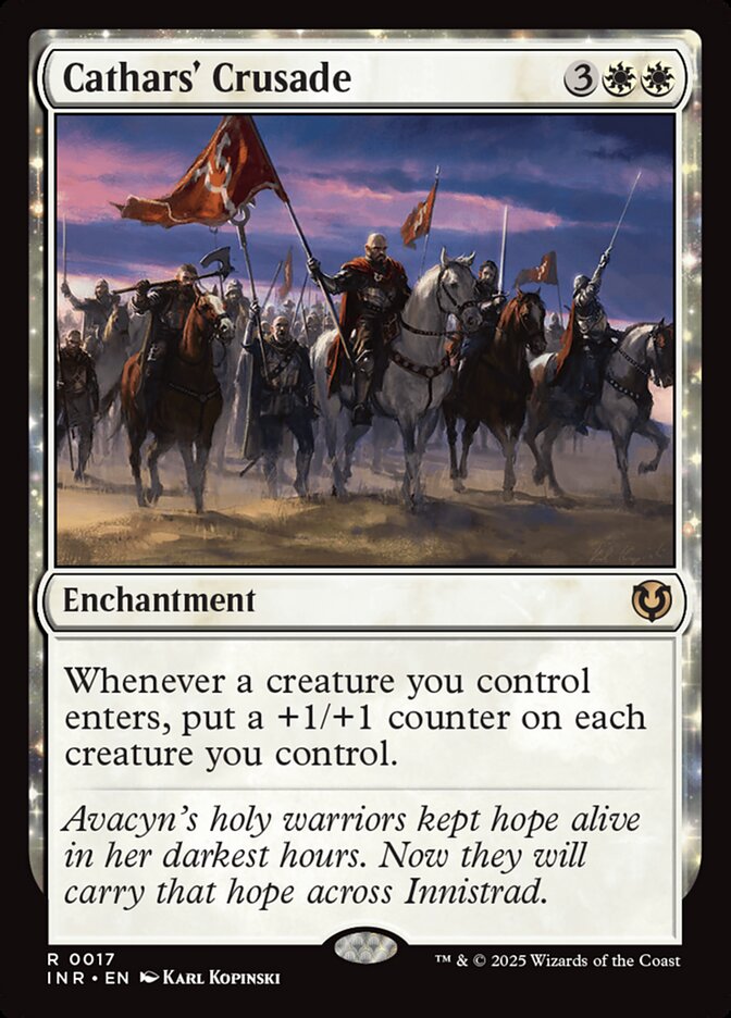 Cathars' Crusade 17/287 (Innistrad Remastered)  - Foil